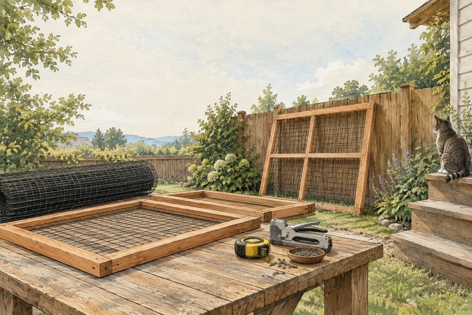 Illustration: build your own catio